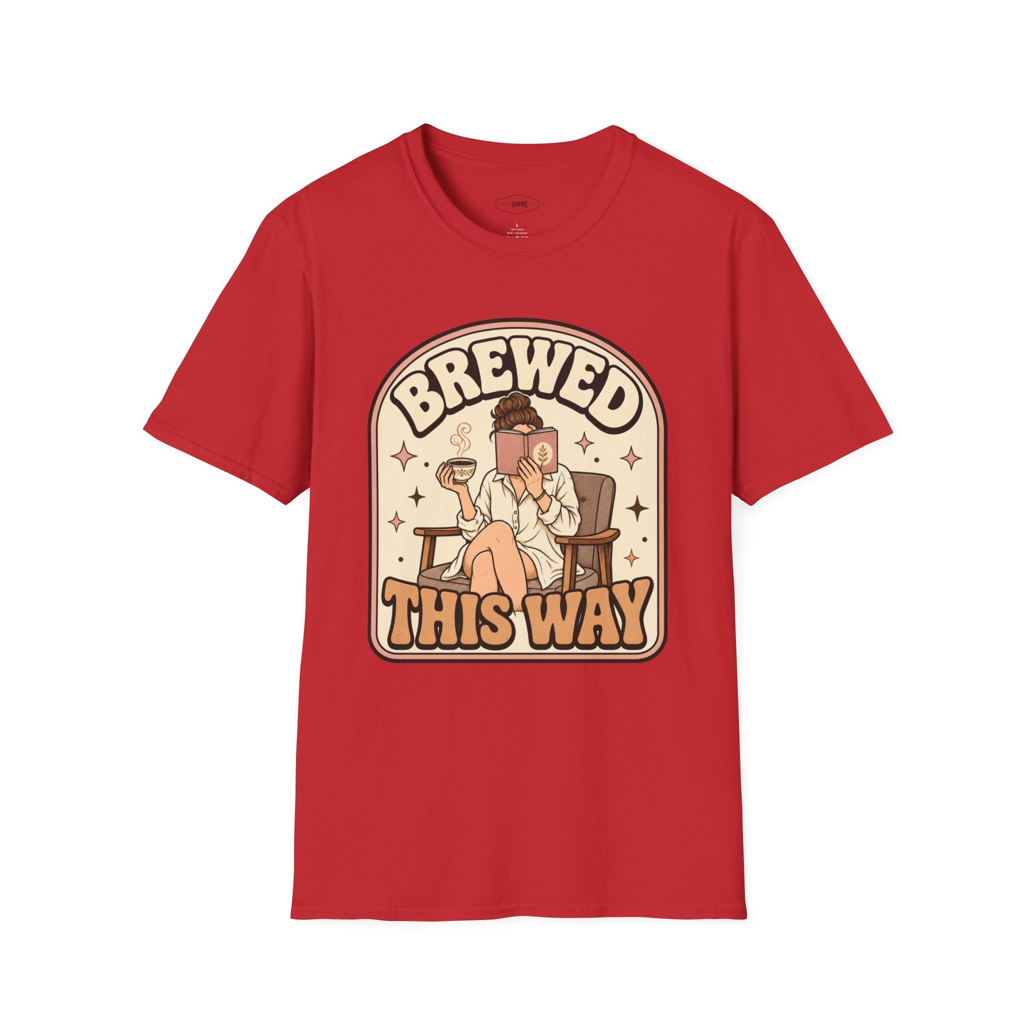 Brewed This Way T-Shirt Vintage Design