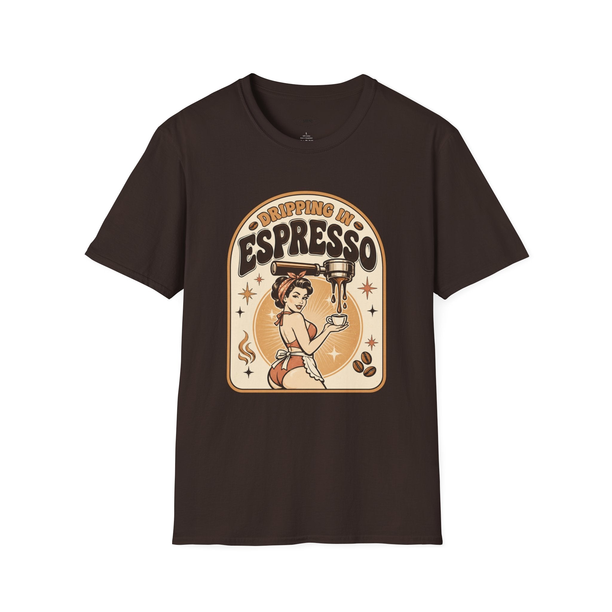 Dripping in Espresso T-Shirt Vintage Design
