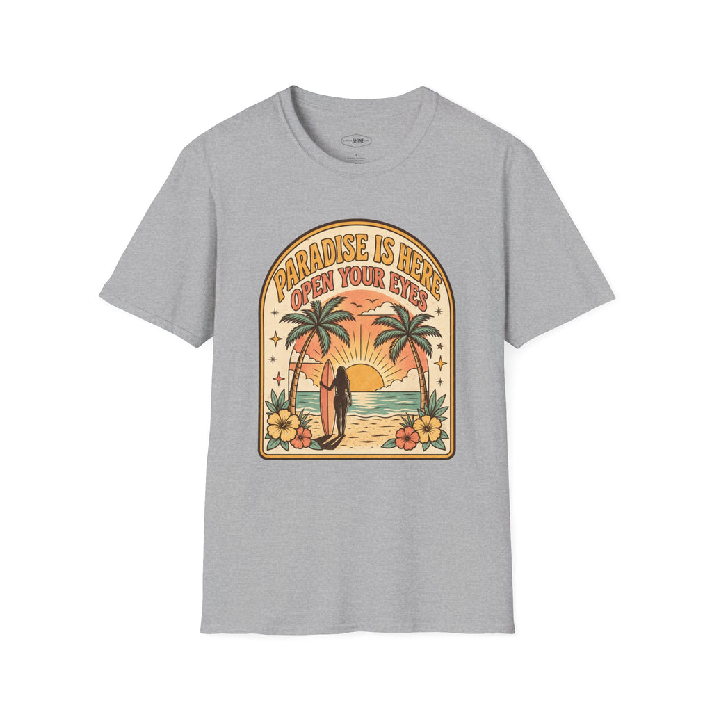 Paradise Is Here T-Shirt Vintage Design