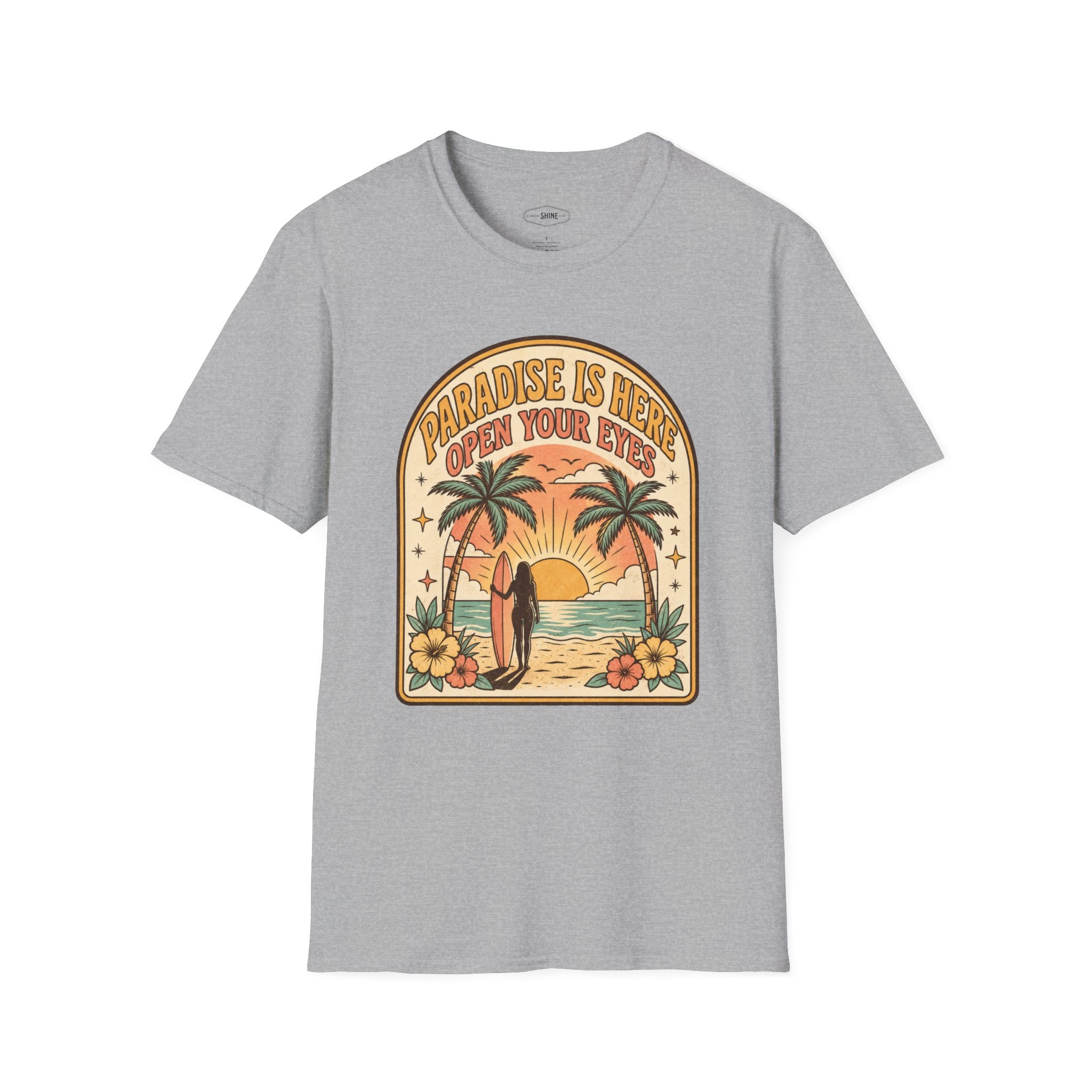 Paradise Is Here T-Shirt Vintage Design