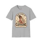 Baby Runs on Caffeine T-Shirt Vintage Design