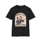 Talks a Lot Knows Little T-Shirt Vintage Design