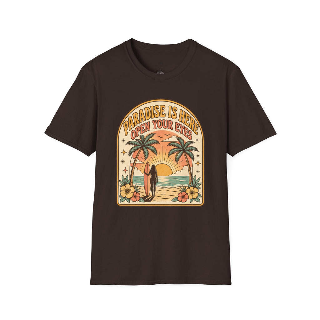 Paradise Is Here T-Shirt Vintage Design