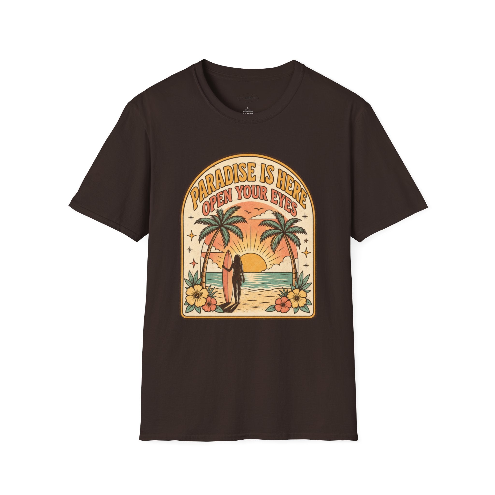 Paradise Is Here T-Shirt Vintage Design