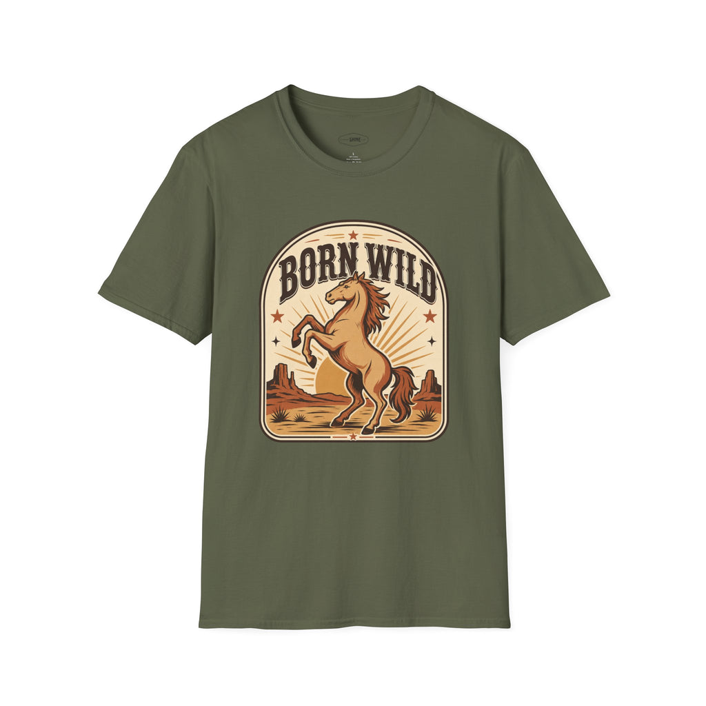 Born Wild T-Shirt Vintage Design