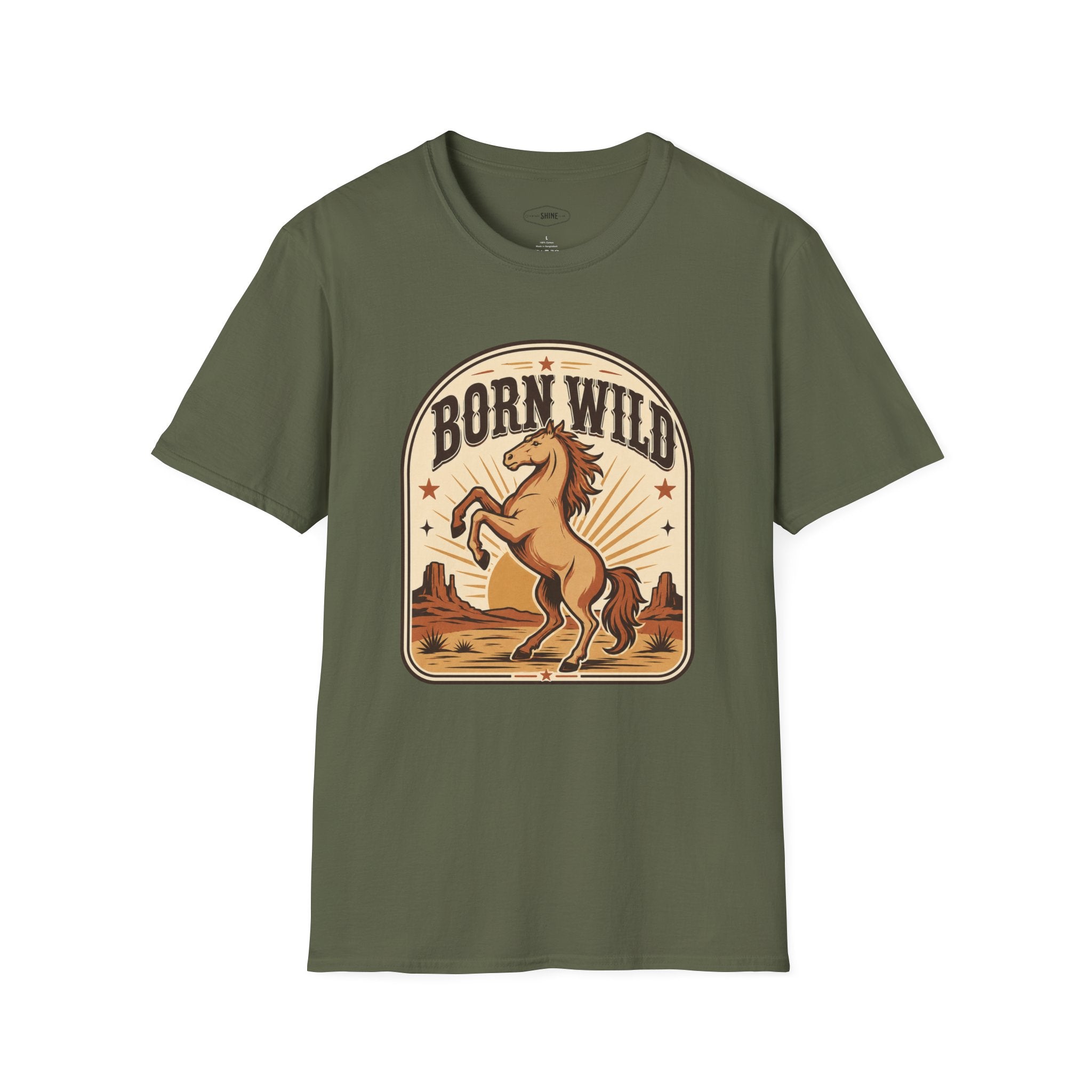 Born Wild T-Shirt Vintage Design