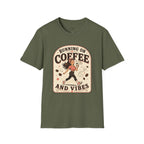 Running on Coffee and Vibes T-Shirt Vintage Design