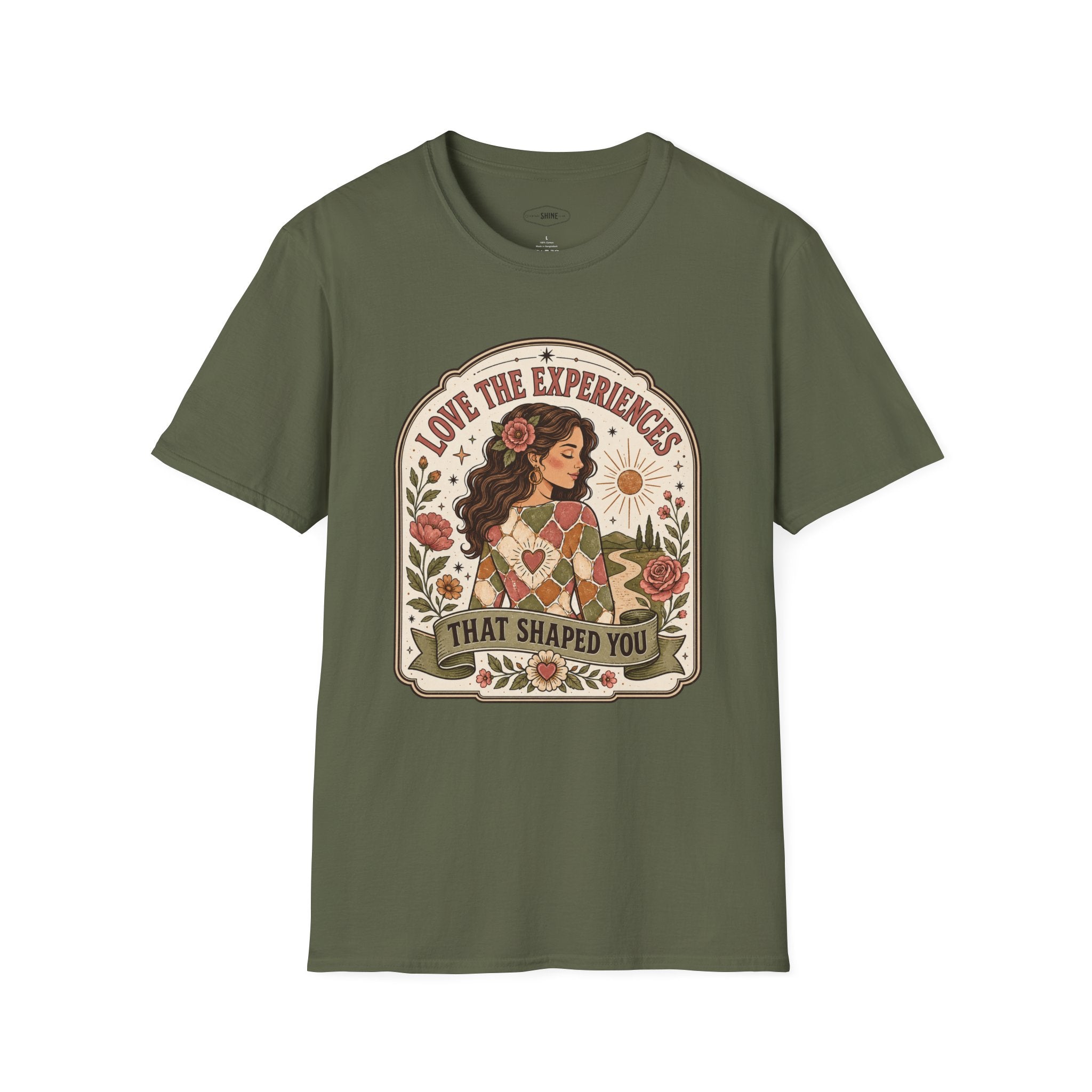 Love the Experiences That Shaped You T-Shirt Vintage Design