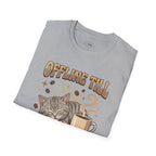 Offline Till Caffeinated T-Shirt Vintage Design