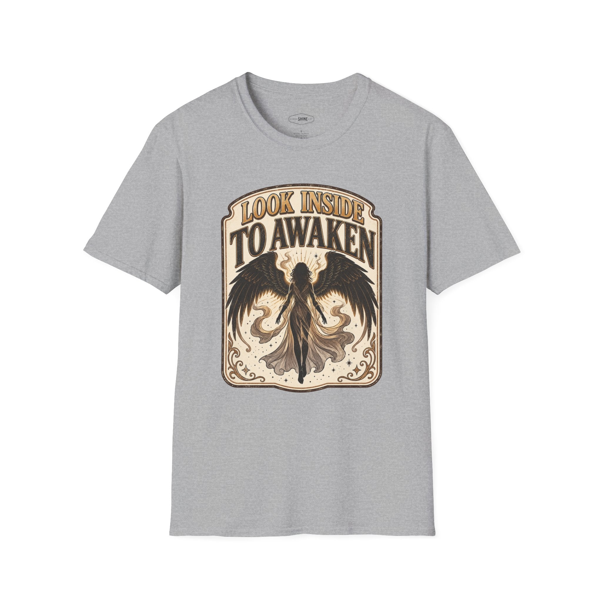 Look Inside to Awaken T-Shirt Vintage Design