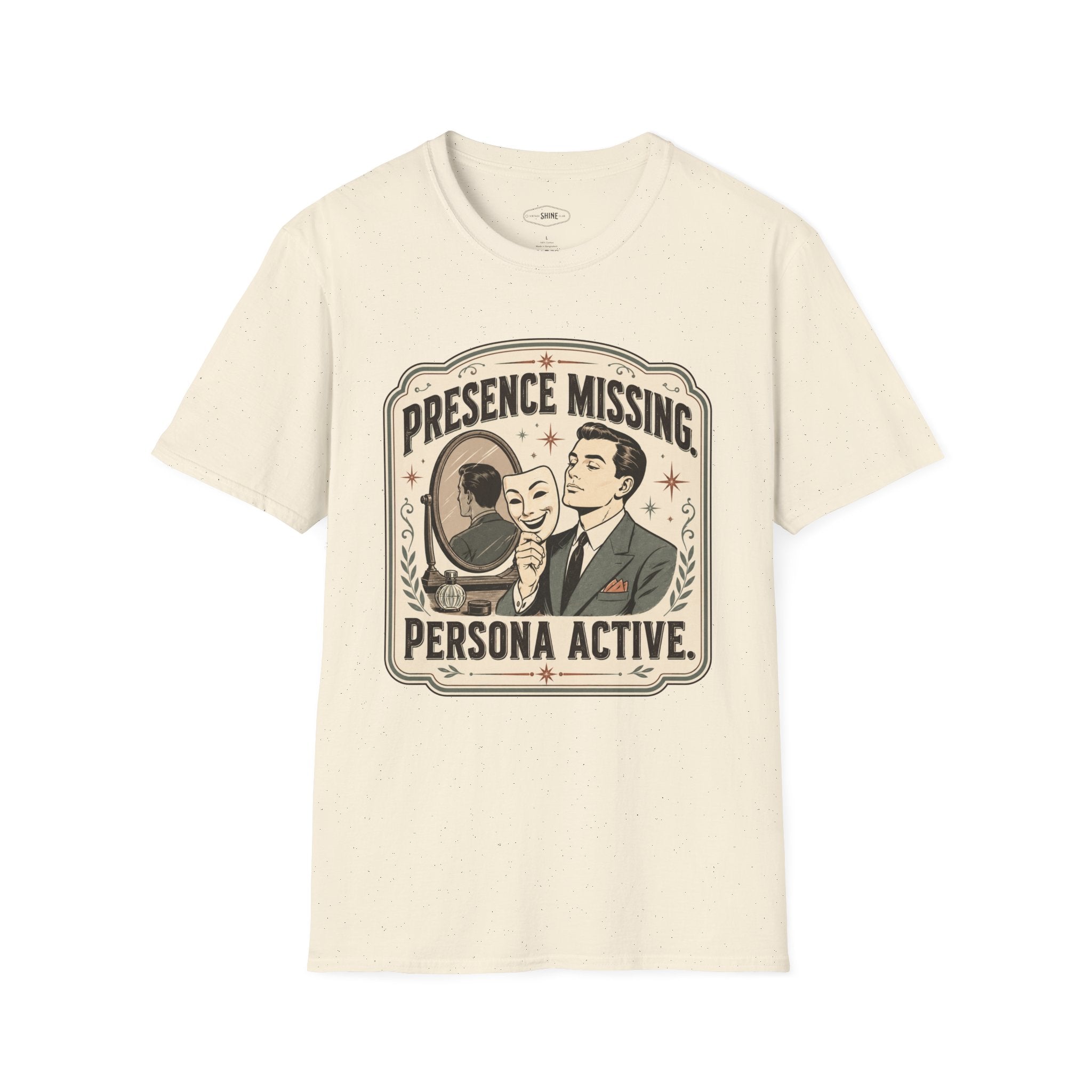 Presence Missing Persona Active T-Shirt Vintage Design