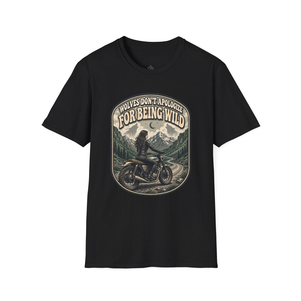 Wolves Don't Apologize for Being Wild T-Shirt Vintage Design