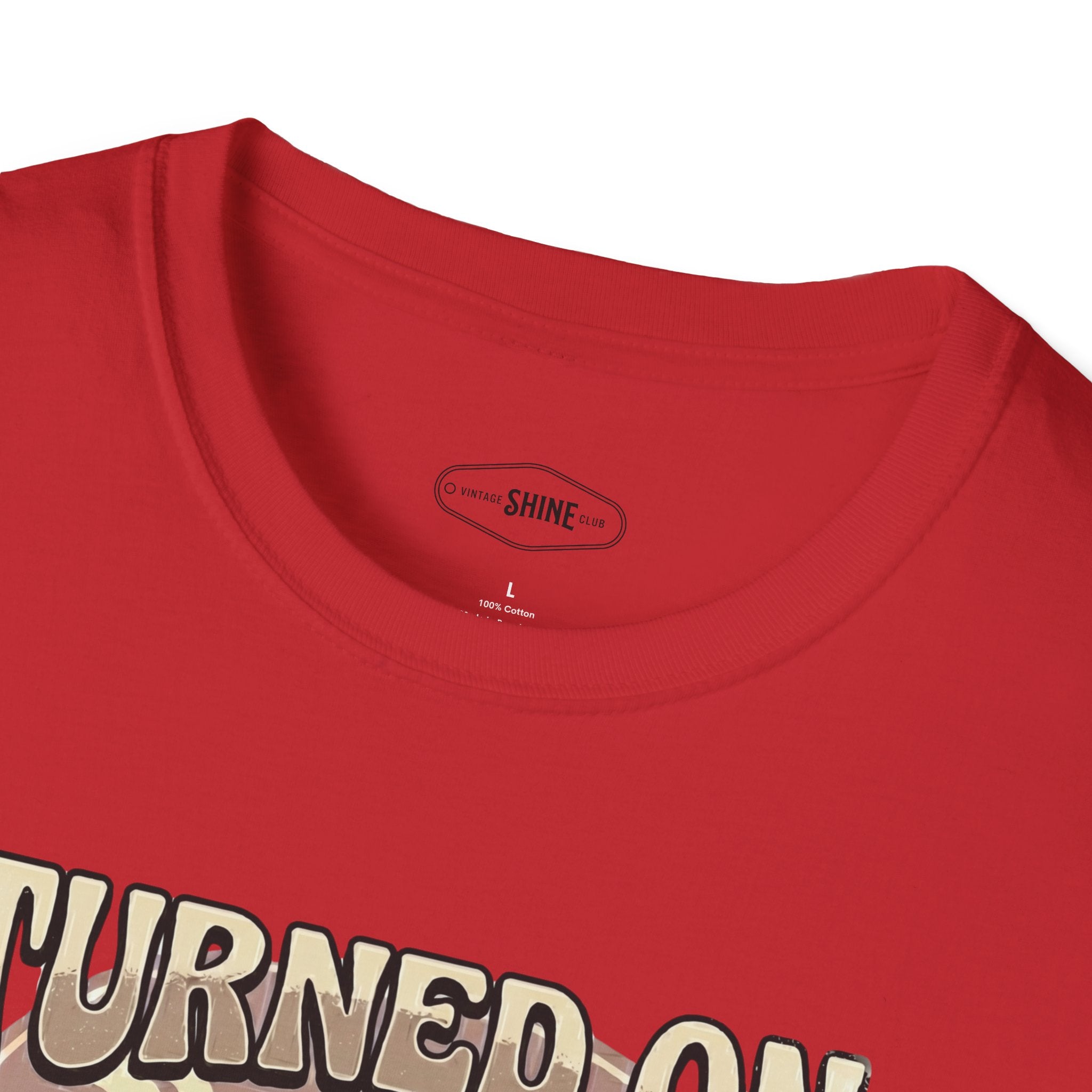 Turned On By Caffeine T-Shirt Vintage Design