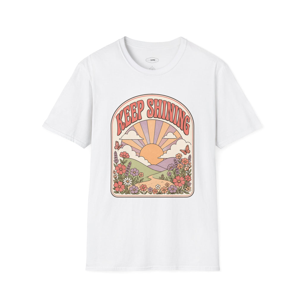 Keep Shining T-Shirt Vintage Design