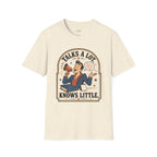 Talks a Lot Knows Little T-Shirt Vintage Design