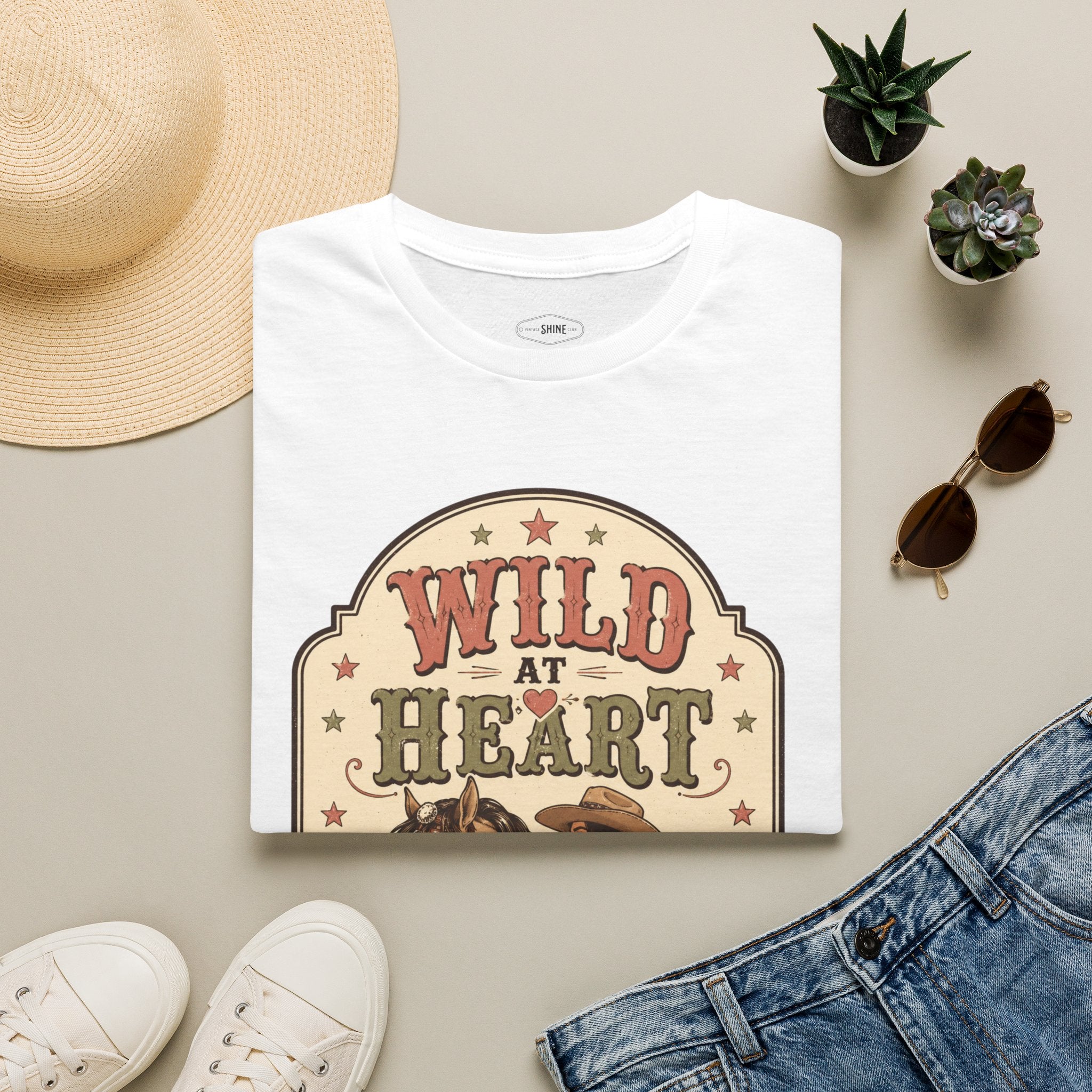 Wild at Heart T-Shirt Vintage Design