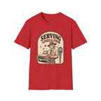 Serving Looks & Fines T-Shirt Vintage Design