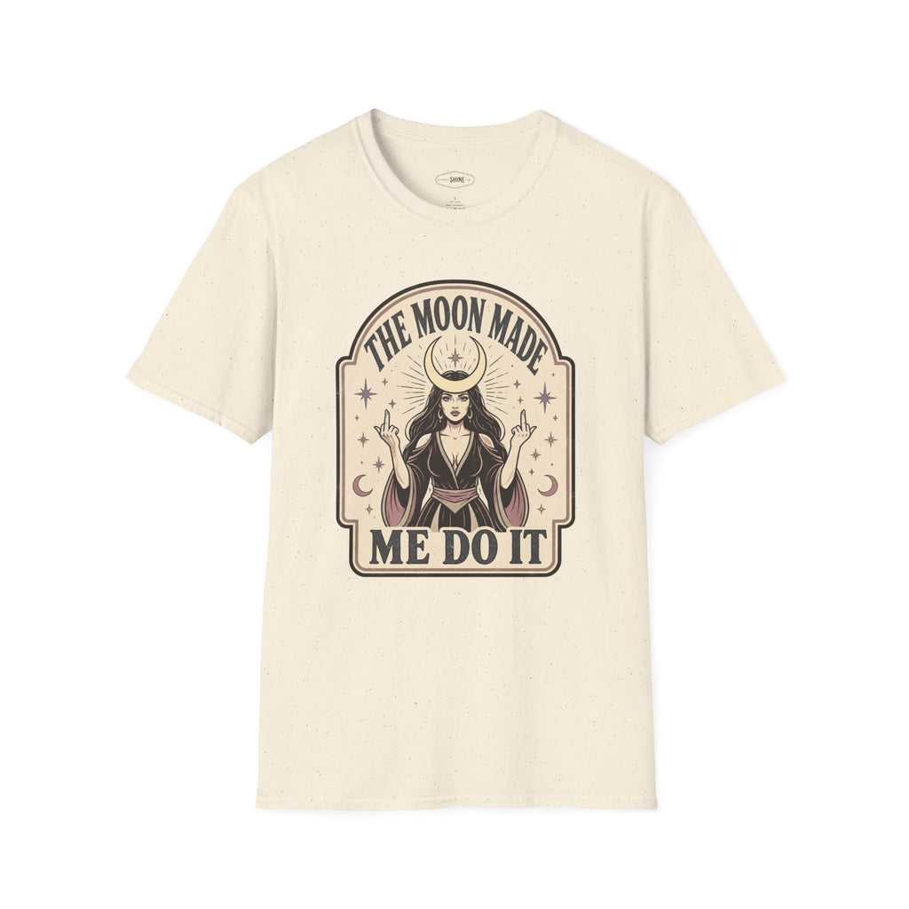 The Moon Made Me Do It T-Shirt Vintage Design