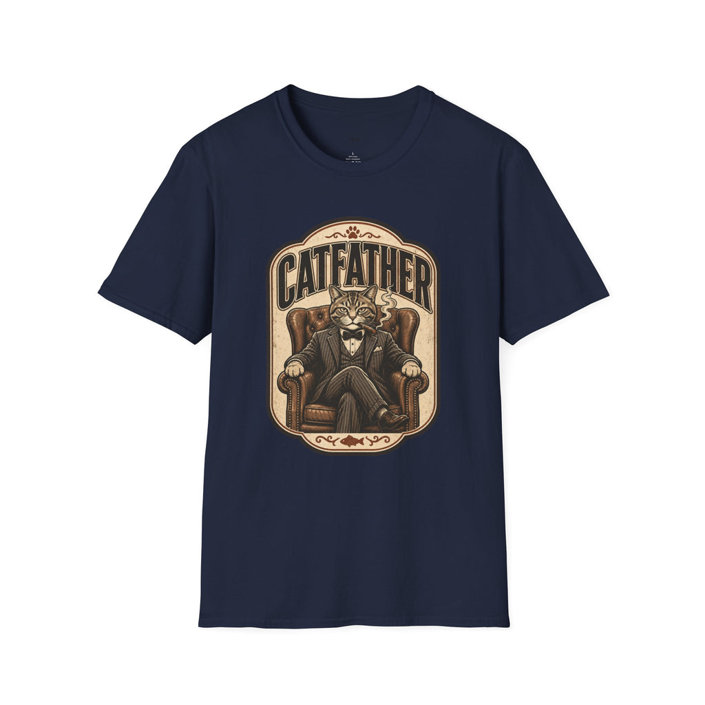 Catfather T-Shirt Vintage Design
