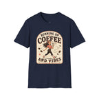 Running on Coffee and Vibes T-Shirt Vintage Design