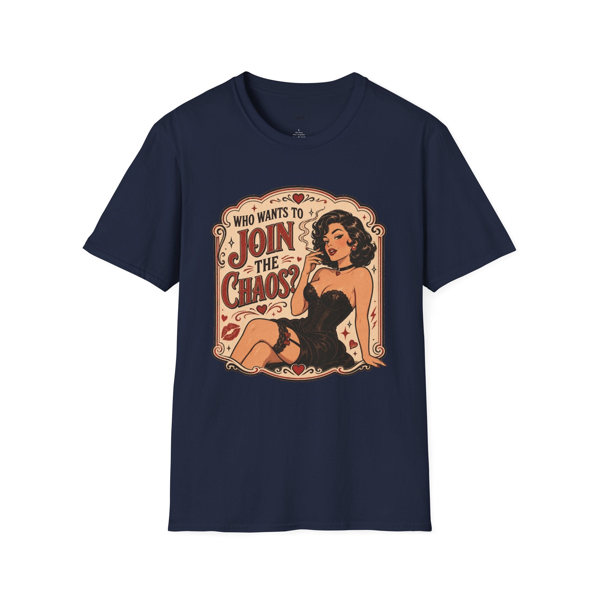 Who Wants to Join the Chaos T-Shirt Vintage Design