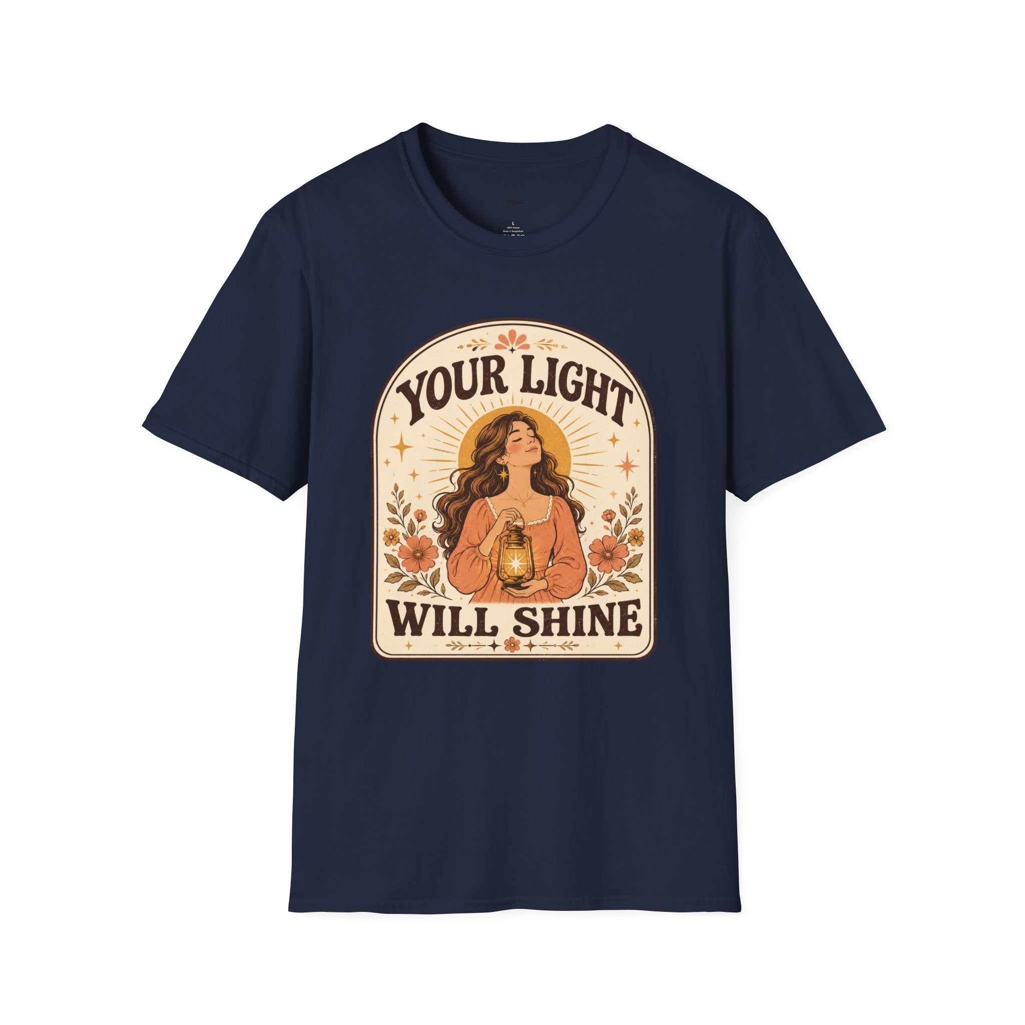 Your Light Will Shine T-Shirt Vintage Design