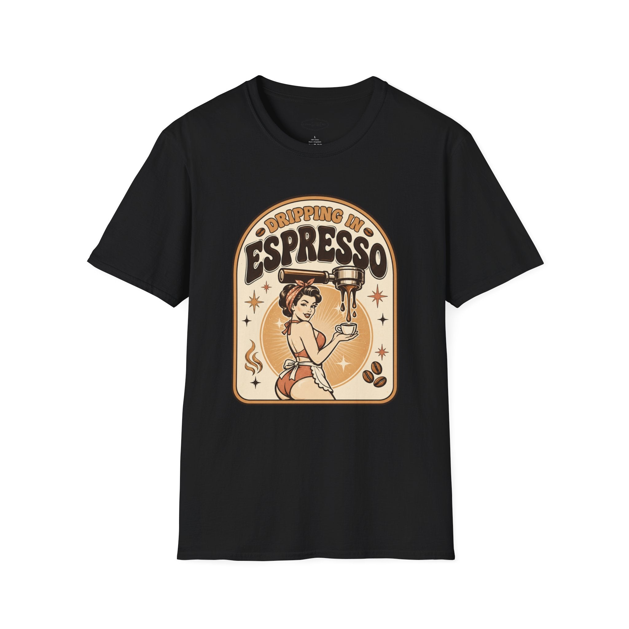 Dripping in Espresso T-Shirt Vintage Design