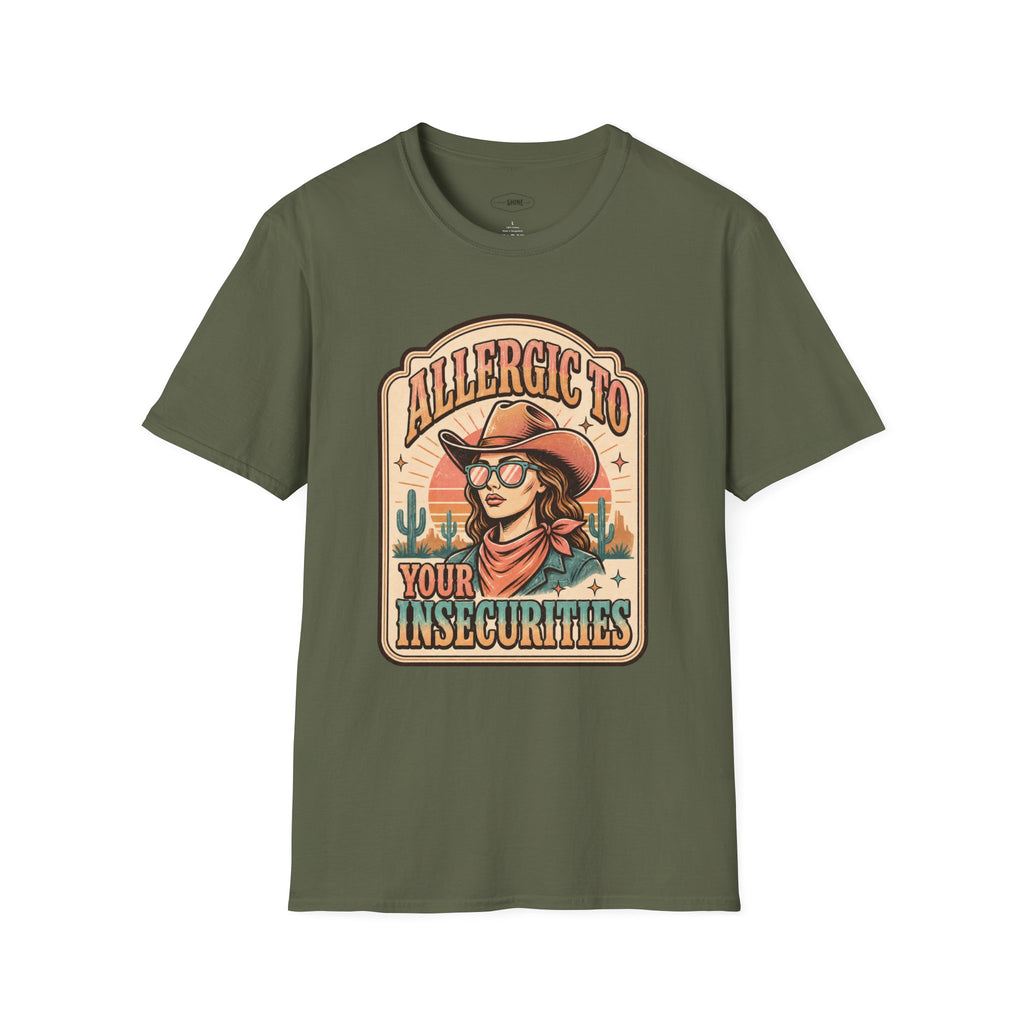 Allergic to Your Insecurities T-Shirt Vintage Design