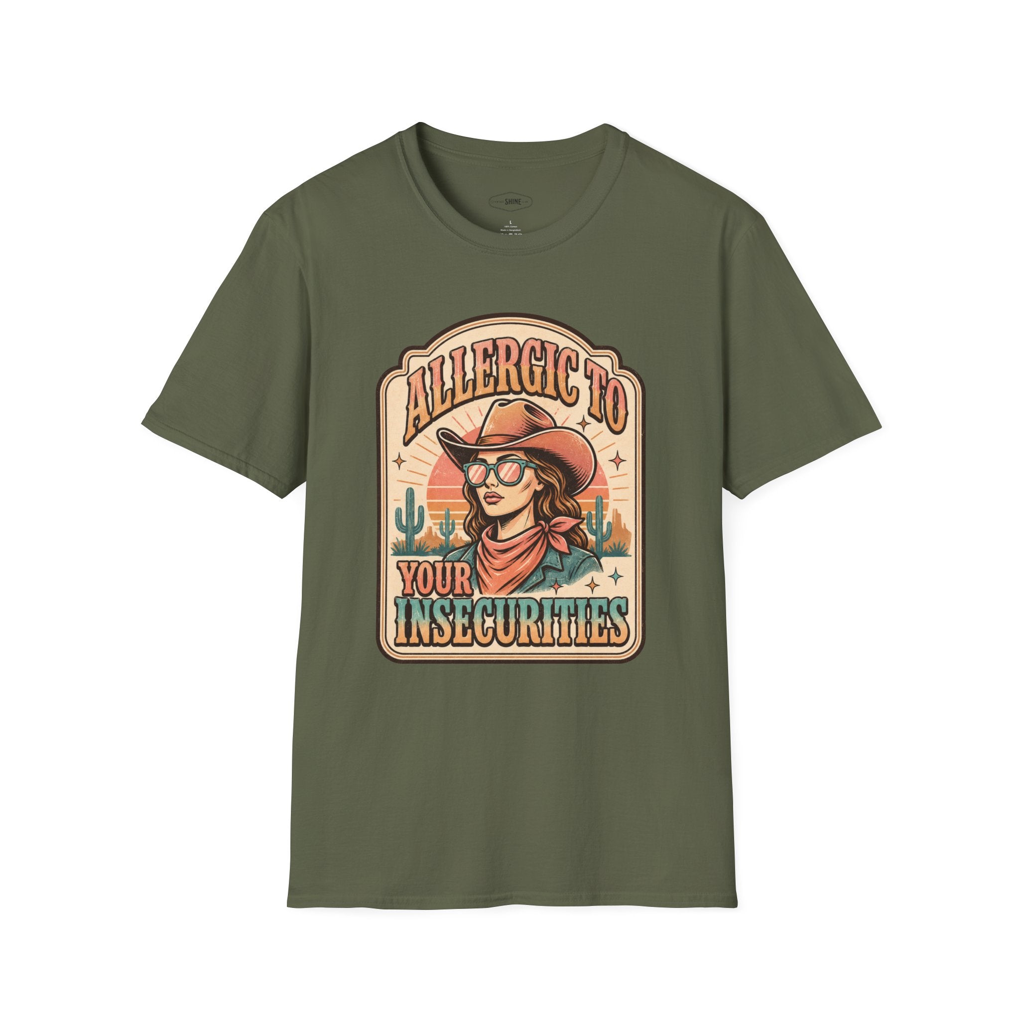 Allergic to Your Insecurities T-Shirt Vintage Design