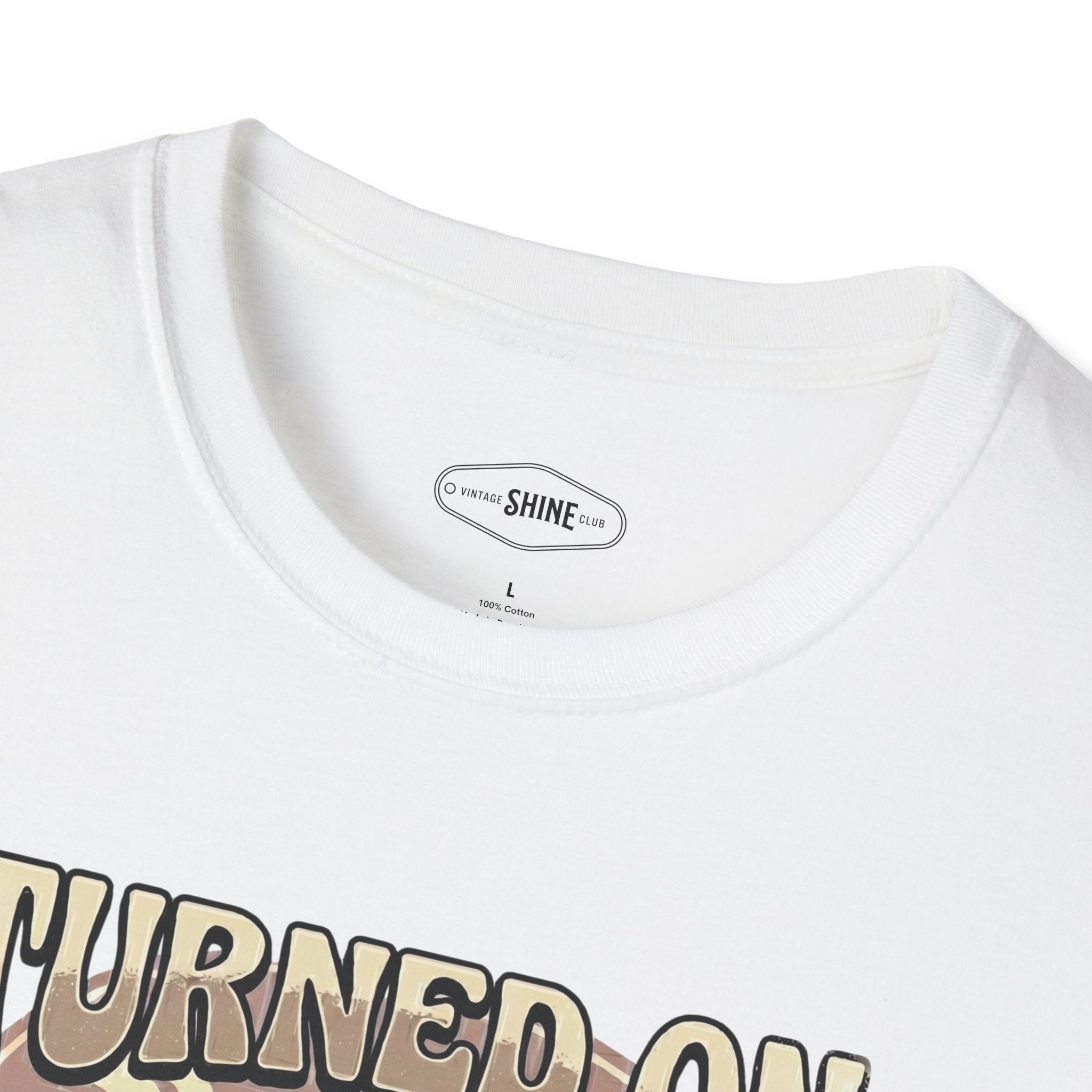 Turned On By Caffeine T-Shirt Vintage Design