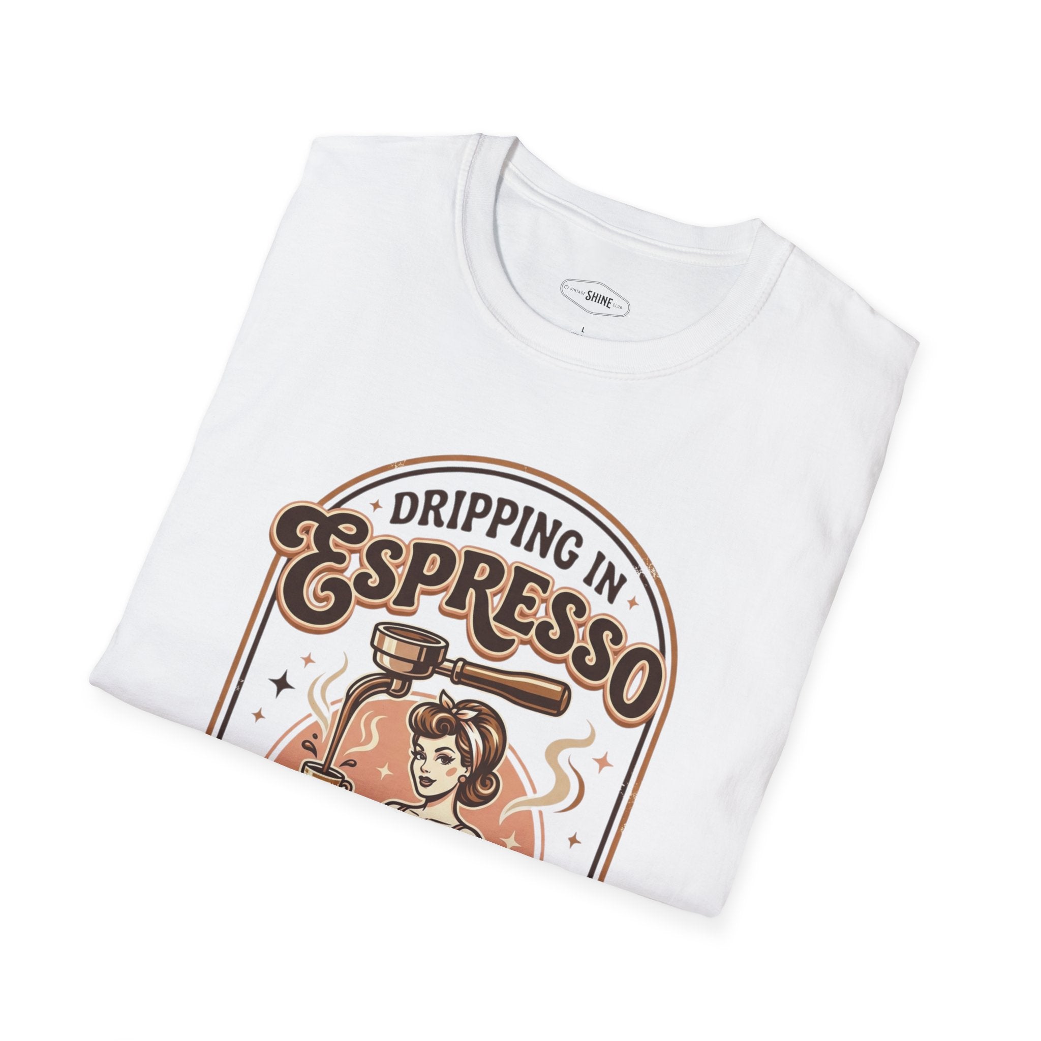 Dripping in Espresso T-Shirt Vintage Design