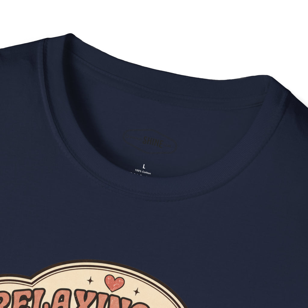 Relaxing With Puss Day T-Shirt Vintage Design