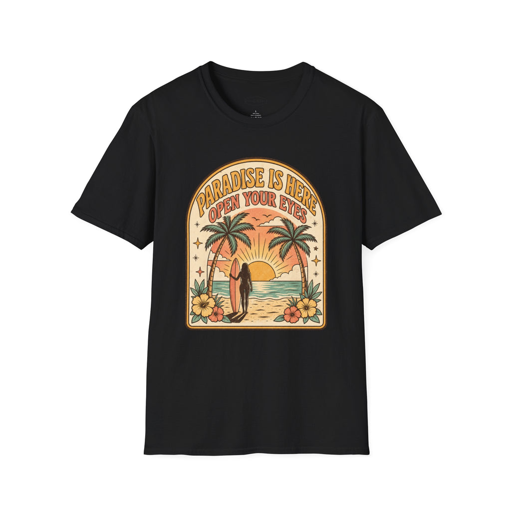 Paradise Is Here T-Shirt Vintage Design