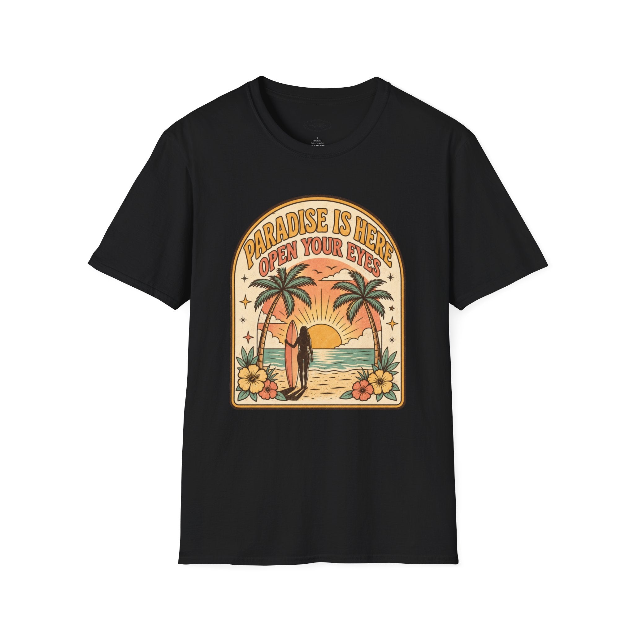 Paradise Is Here T-Shirt Vintage Design
