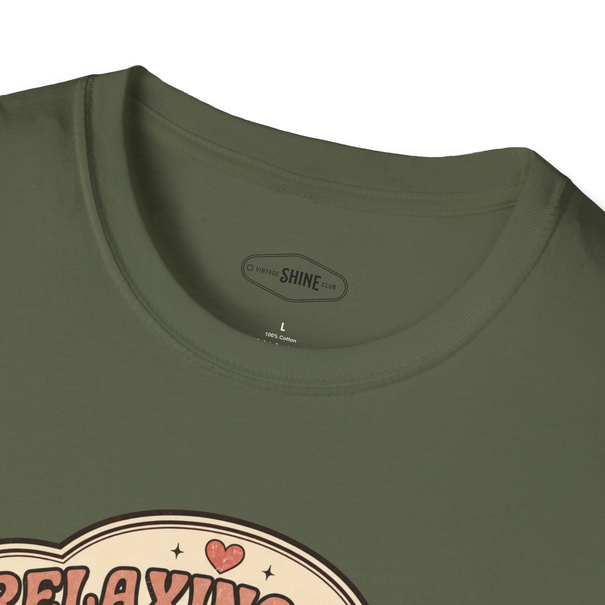 Relaxing With Puss Day T-Shirt Vintage Design
