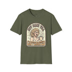 Not Sane Till Caffeinated T-Shirt Vintage Design