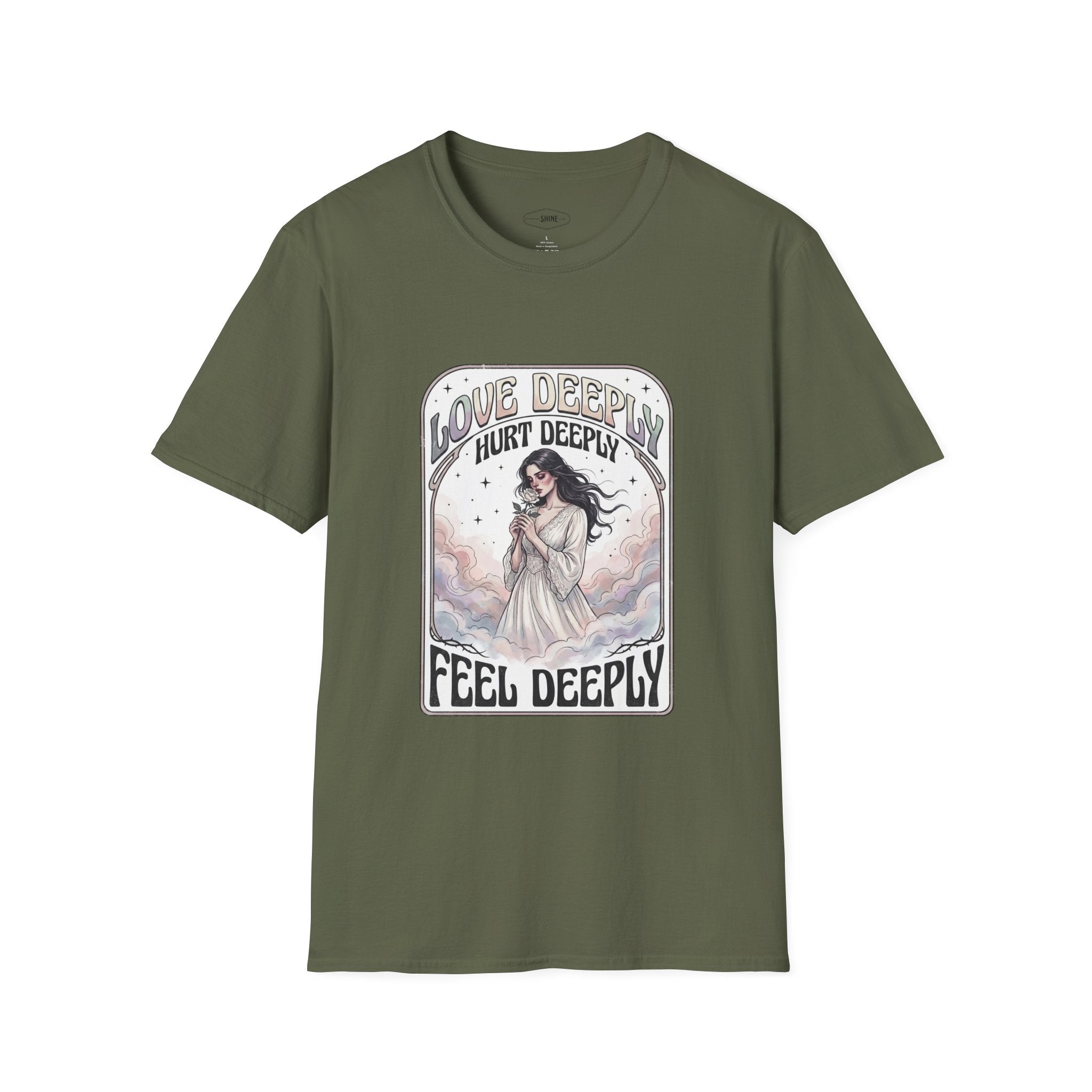 Love Deeply, Hurt Deeply, Feel Deeply T-Shirt Vintage Design