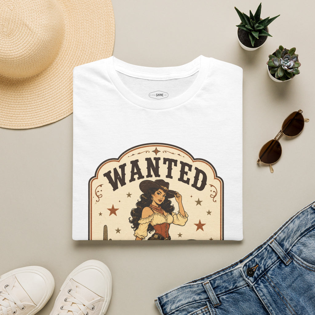 Wanted and Wild T-Shirt Vintage Design