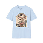 Serving Looks & Fines T-Shirt Vintage Design