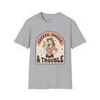Coffee, Sugar & Trouble T-Shirt Vintage Design