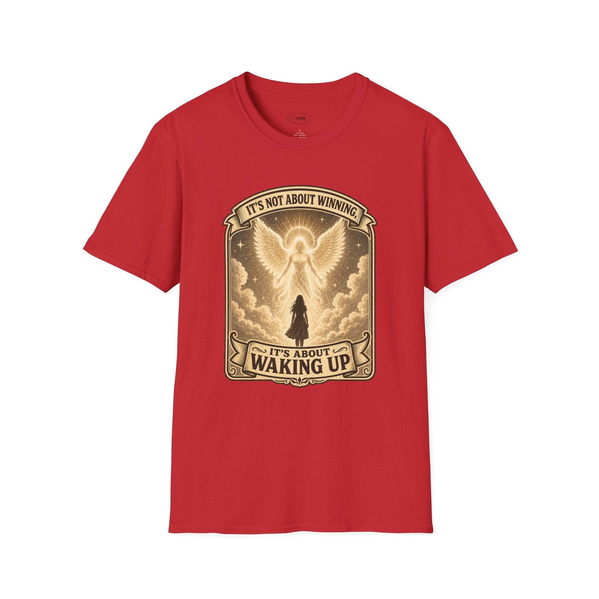 It's Not About Winning, It's About Waking Up T-Shirt Vintage Design