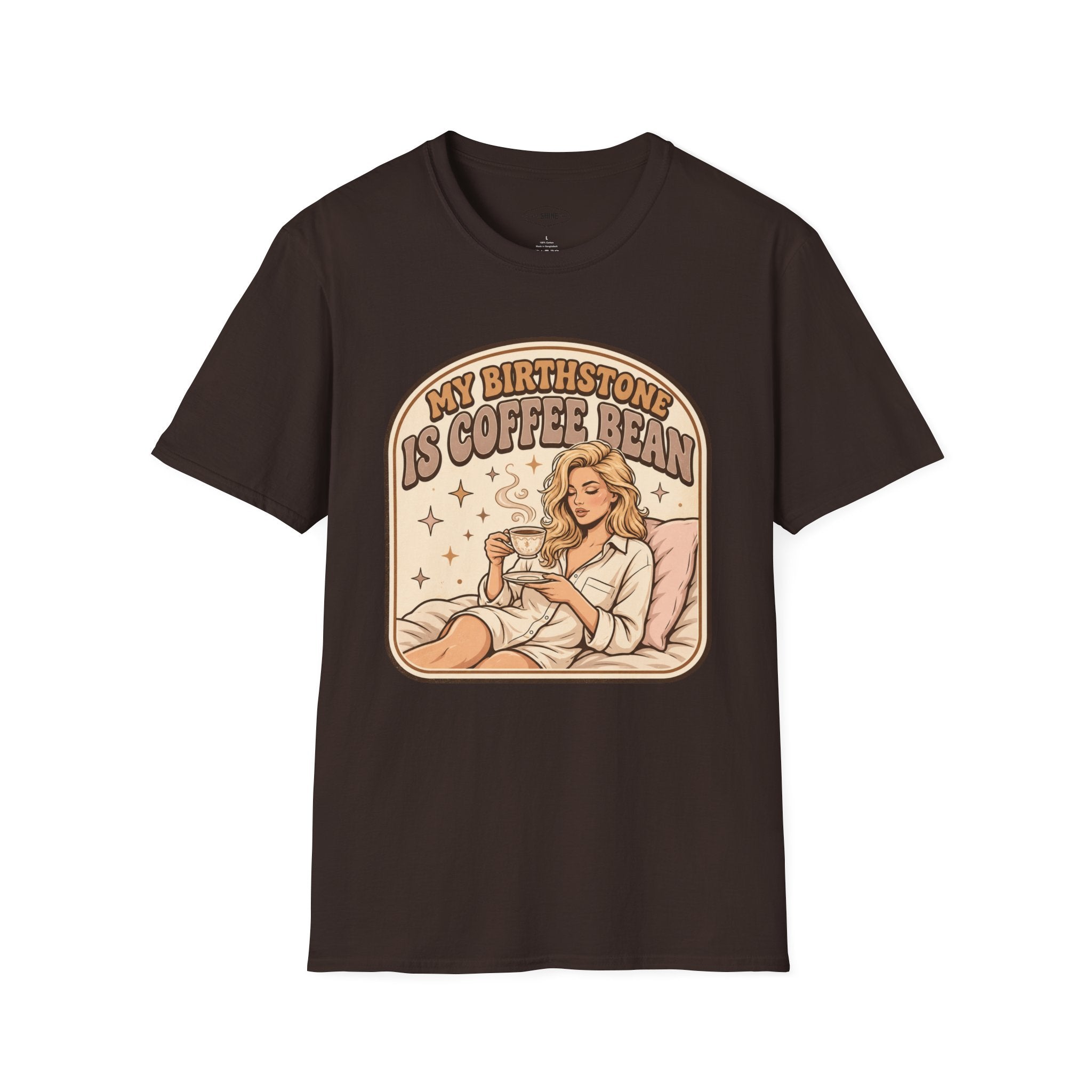 My Birthstone Is Coffee Bean T-Shirt Vintage Design