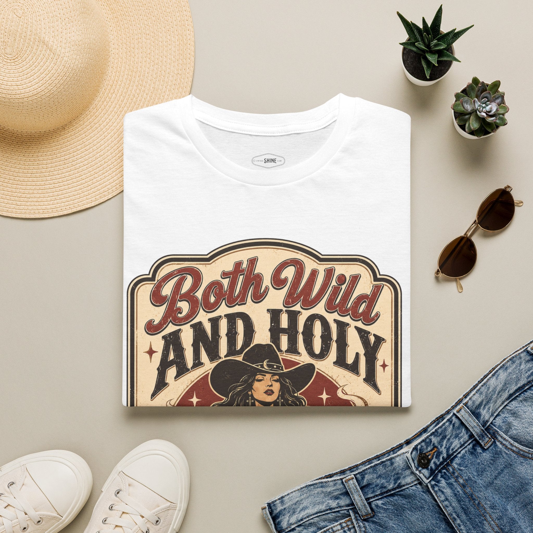 Both Wild and Holy T-Shirt Vintage Design