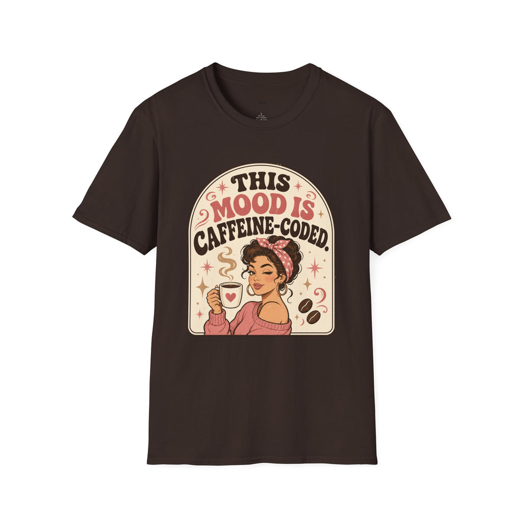 This Mood Is Caffeine-Coded T-Shirt Vintage Design