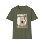 My Blood Type is Cold Brew T-Shirt Vintage Design