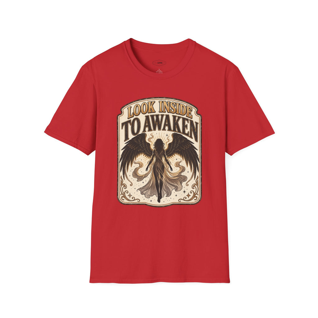 Look Inside to Awaken T-Shirt Vintage Design