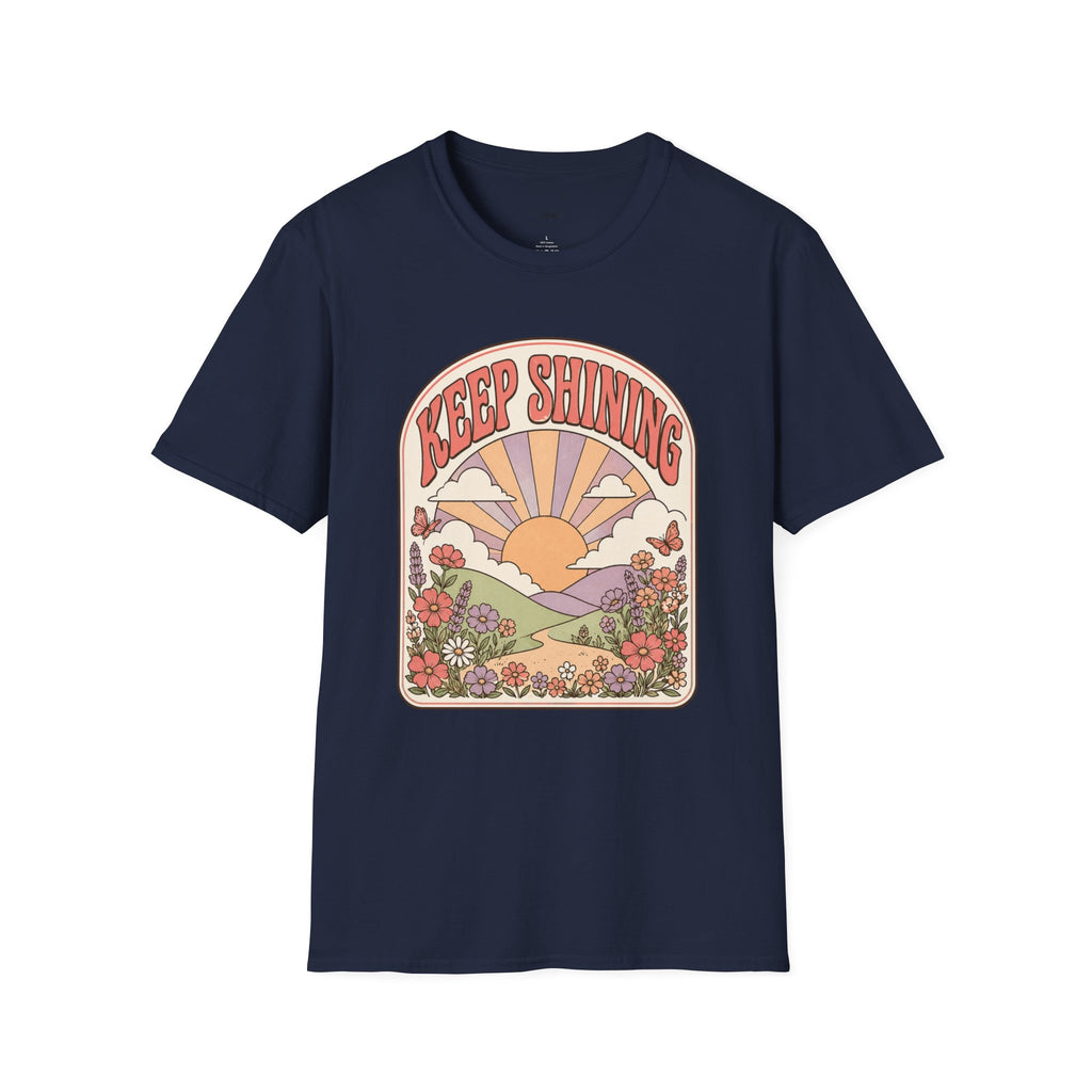 Keep Shining T-Shirt Vintage Design