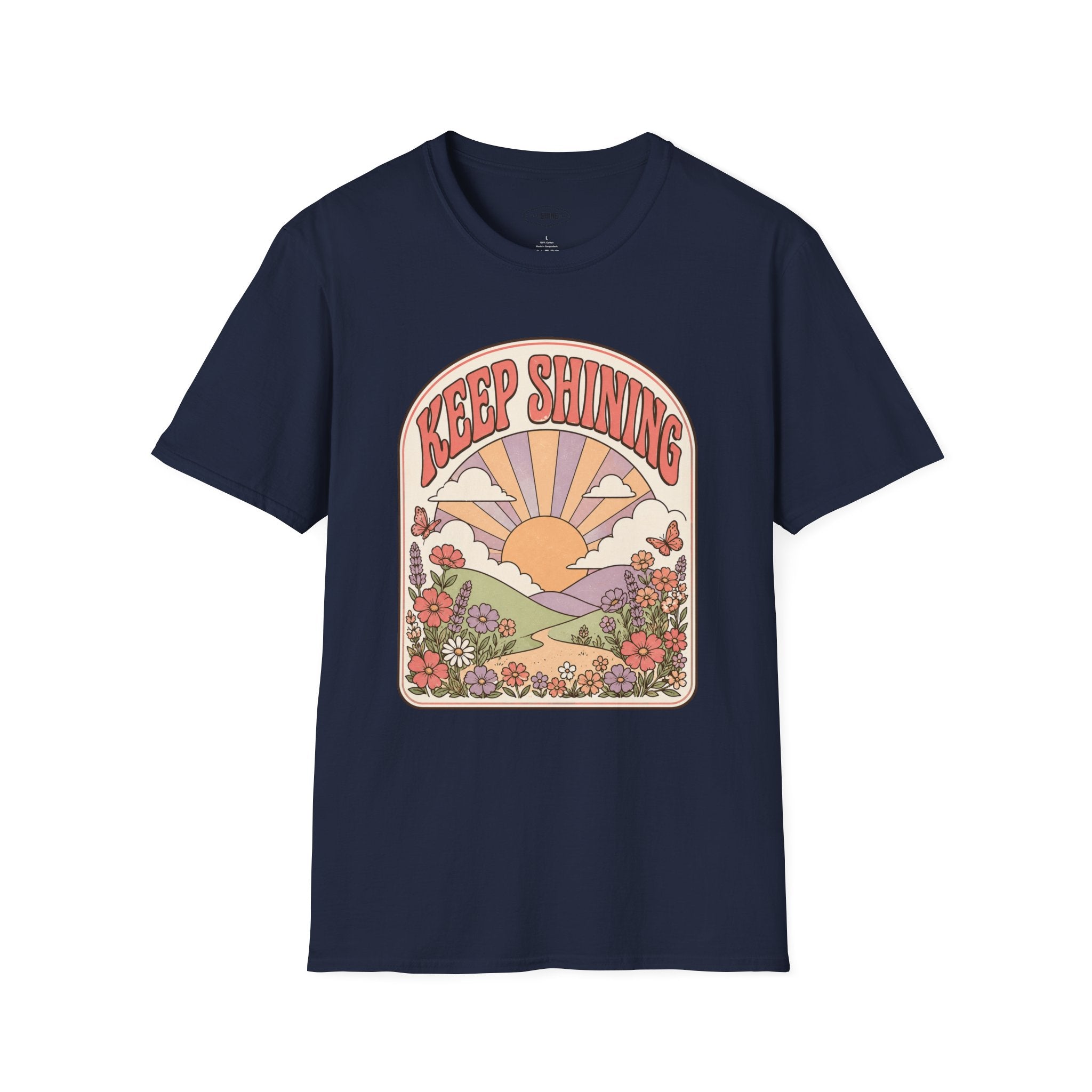 Keep Shining T-Shirt Vintage Design