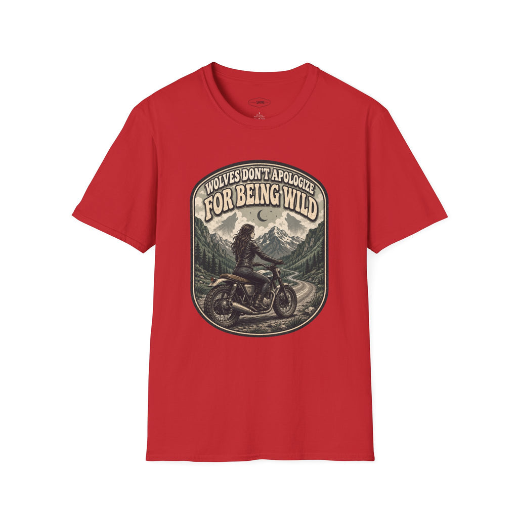 Wolves Don't Apologize for Being Wild T-Shirt Vintage Design