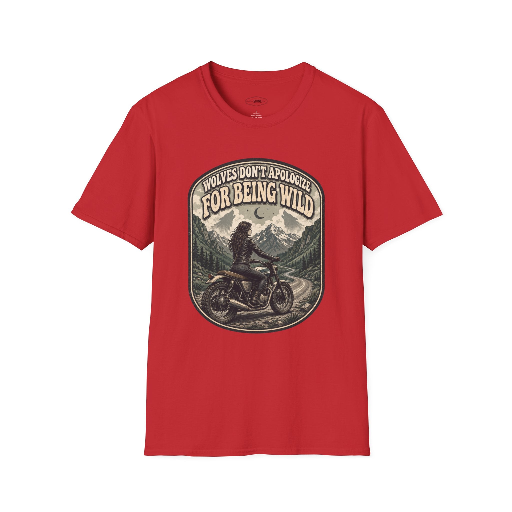 Wolves Don't Apologize for Being Wild T-Shirt Vintage Design